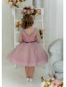 Sweet Polka Dot Flower Girl Dress Family Picture Dress